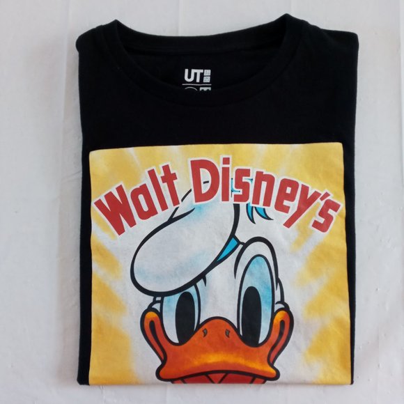 Disney X UNIQLO Donald Duck "Early to Bed" black T-Shirt - Picture 8 of 8